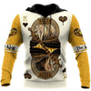 BlueJose Yellow Alpha King Heart Lion Polo Shirt