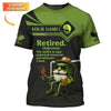 Custom Name Funny Men's Pickleball Shirt, Retired Pickleball Shirts, Gift For Pickleball Players