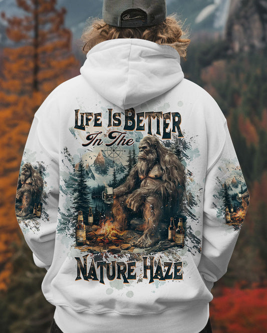 LIFE IS BETTER IN THE NATURE HAZE BIGFOOT ALL OVER PRINT - TLTW2011243