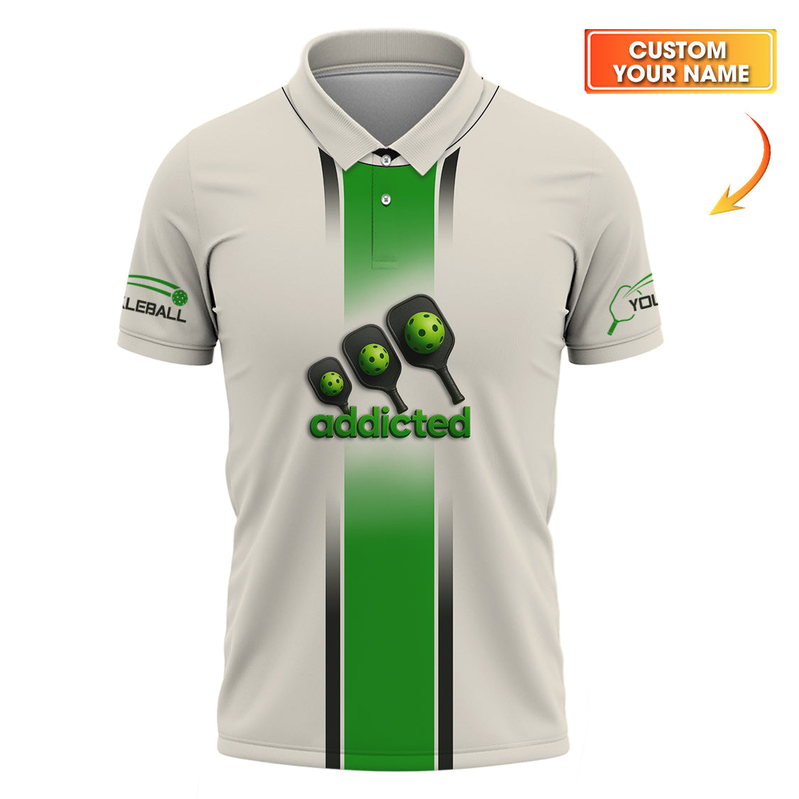 Custom Pickleball Shirts For Men's, Addicted Funny Pickleball Shirt, Gift For Pickleball Lovers