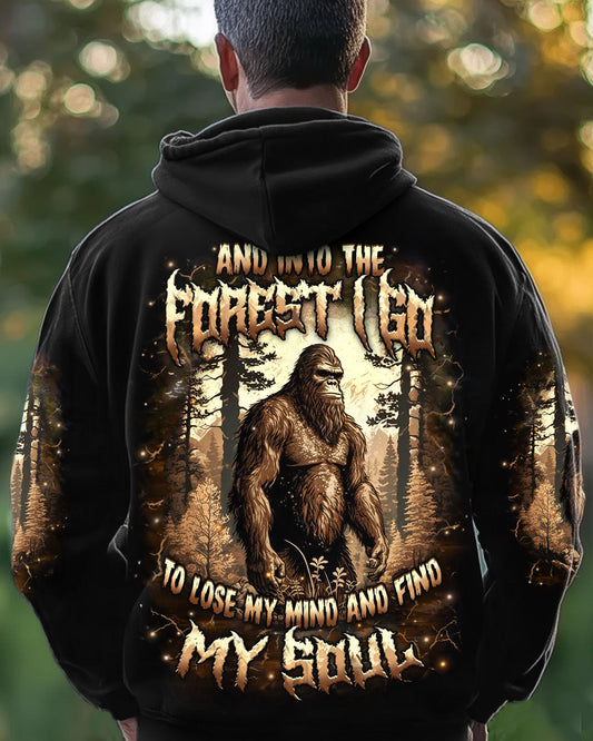 AND INTO THE FOREST I GO BIGFOOT ALL OVER PRINT - YHHN2711252