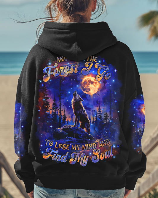 AND INTO THE FOREST I GO WOLF ALL OVER PRINT - TLTR0907252