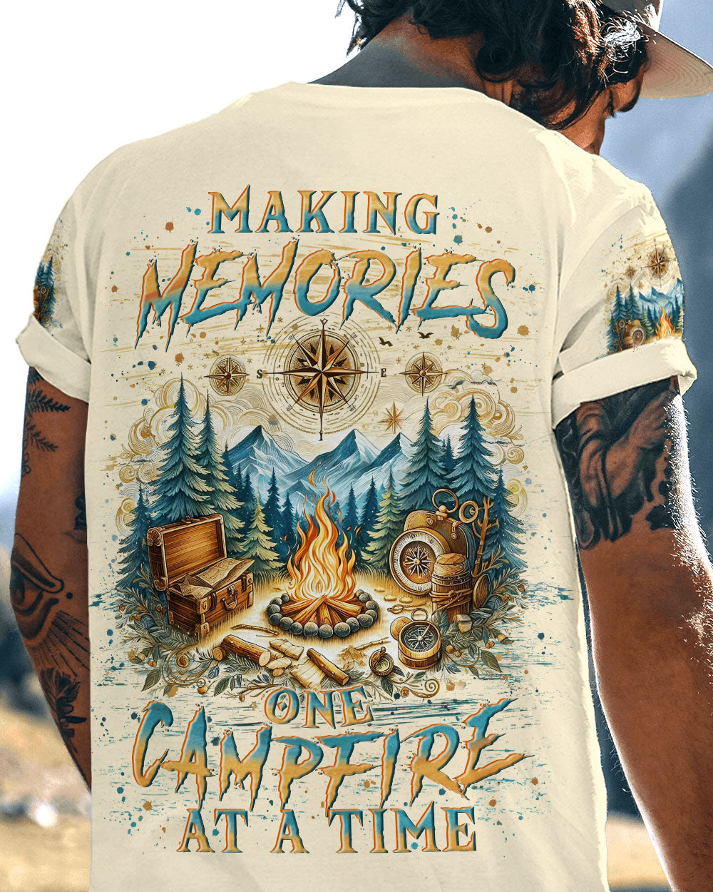MAKING MEMORIES ONE CAMPFIRE AT A TIME ALL OVER PRINT - YHLN2204243