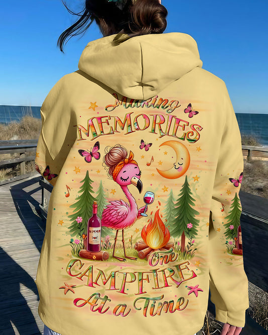 MAKING MEMORIES ONE CAMPFIRE AT A TIME FLAMINGO ALL OVER PRINT - YHLT1809243