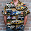 Custom Rallying Hawaiian Shirt, Racing Magazine Pattern