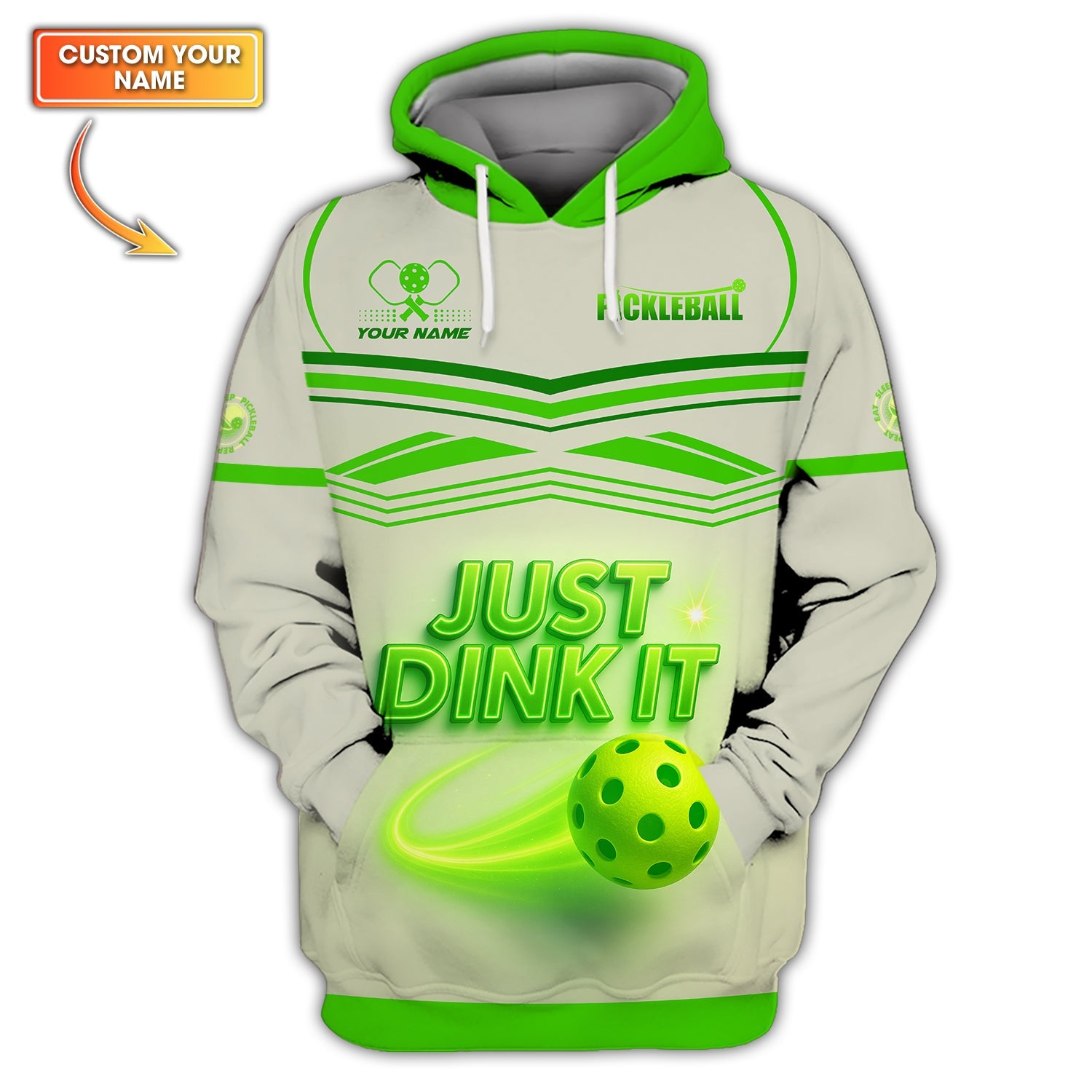 Personalized Name Funny Pickleball Shirt, Just Dink It Pickleball Shirts, Gift For Pickleball Lover