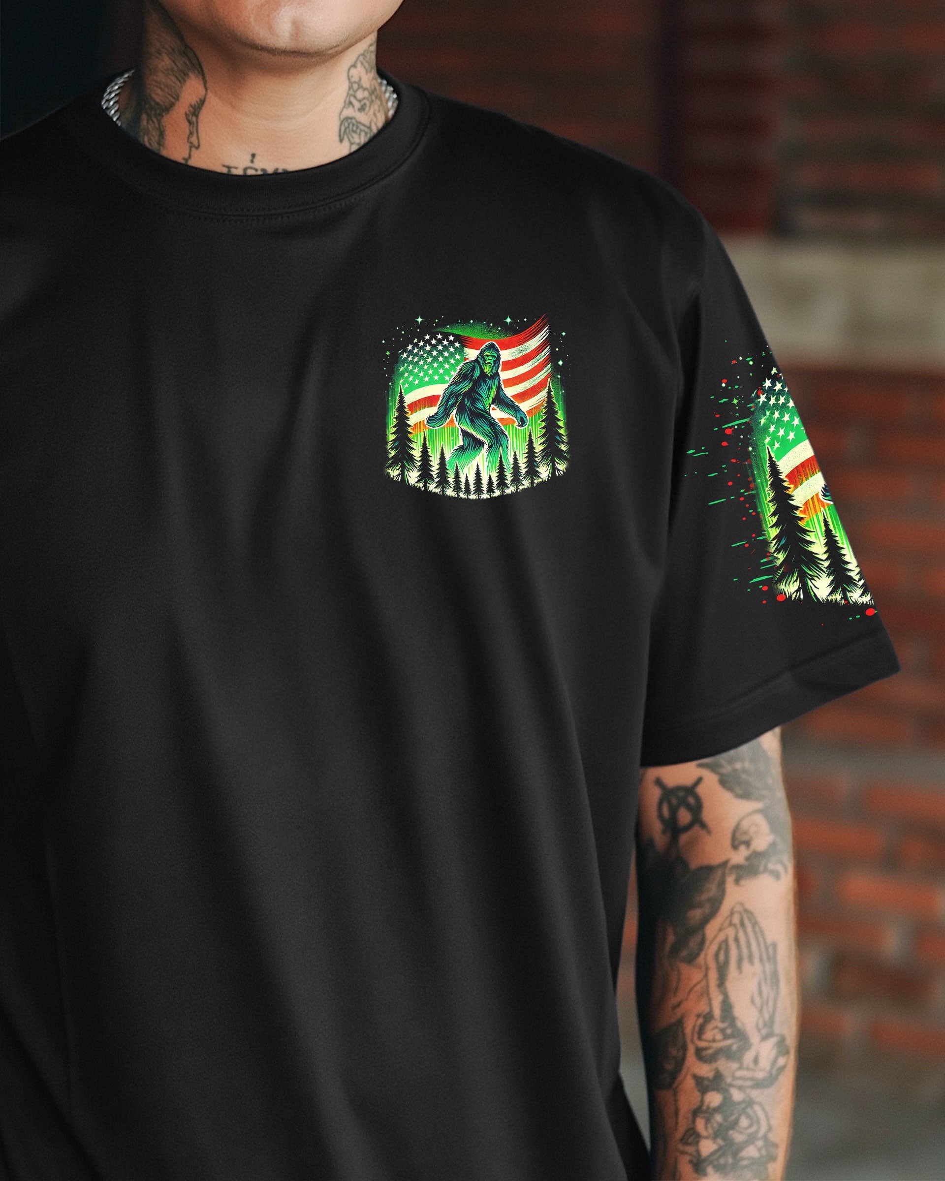 NOT ALL WHO WANDER ARE LOST BIGFOOT ALL OVER PRINT - TLTR2409252
