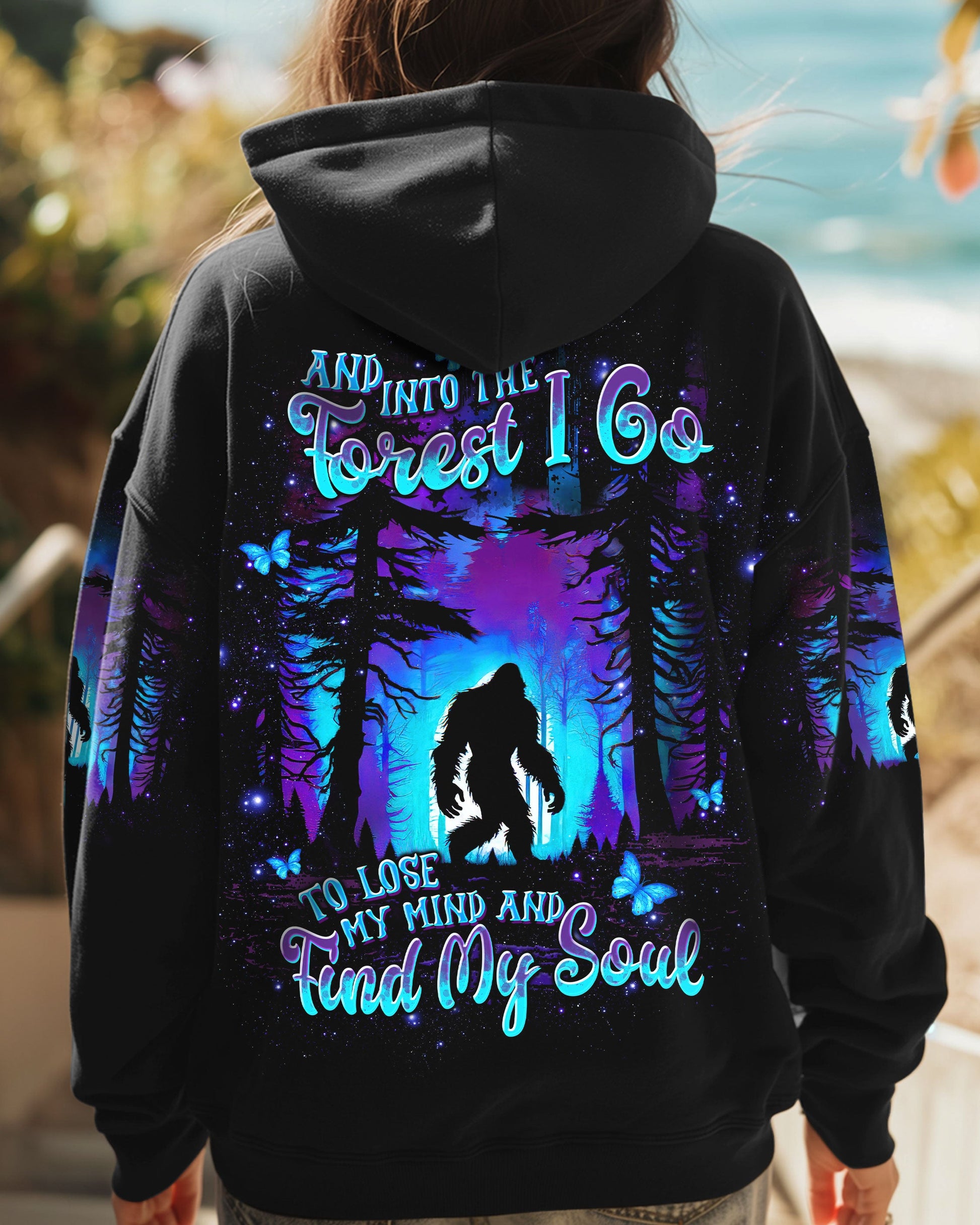 AND INTO THE FOREST I GO BIGFOOT ALL OVER PRINT - TLTW2209254