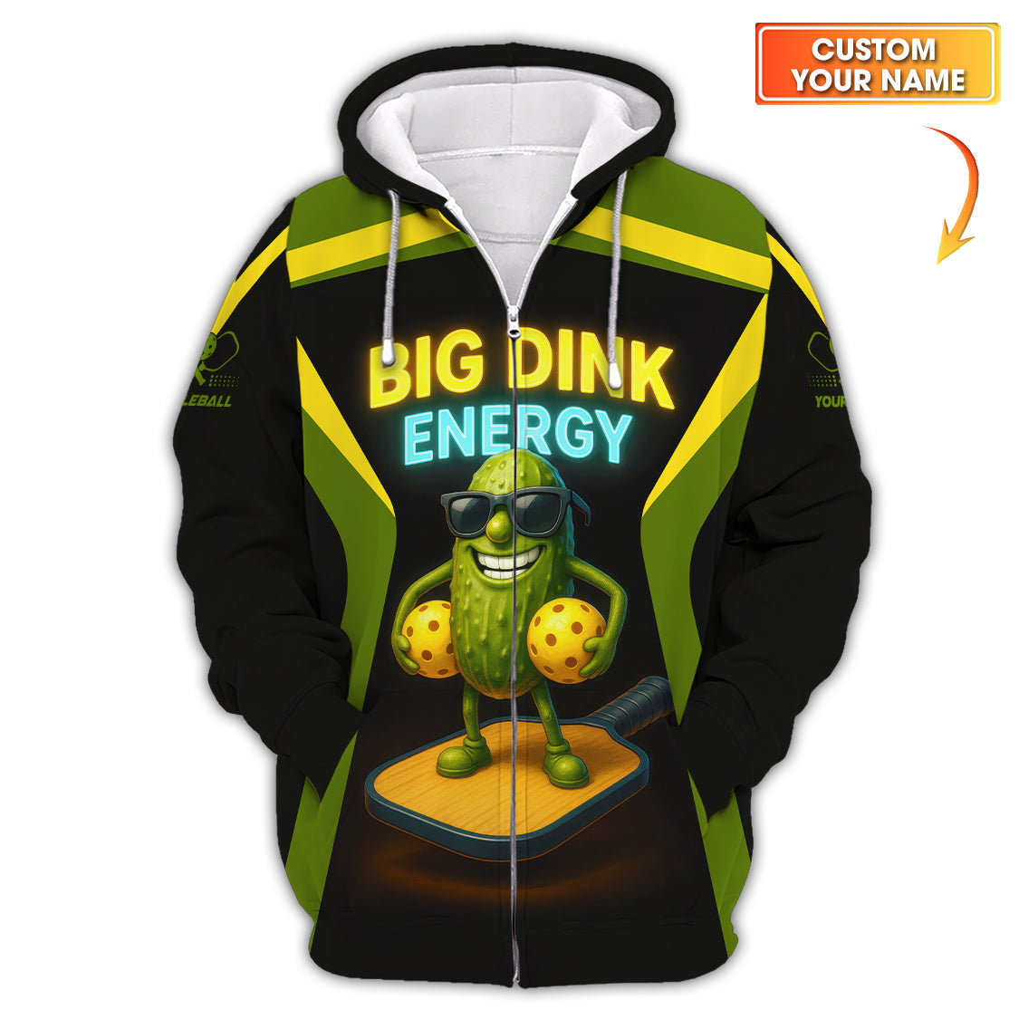 Big Dink Energy Shirt, Funny Pickleball Shirt, Custom Pickleball Shirt