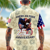 BlueJose Personalized American Pride Patriotic 250th Anniversary Eagle Hawaiian Shirt