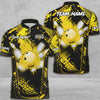 BlueJose Bowling And Pins Abstract Grunge Break Multicolor Personalized Name, Team Name 3D Shirt