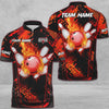 BlueJose Bowling And Pins Abstract Grunge Break Multicolor Personalized Name, Team Name 3D Shirt