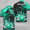 BlueJose Bowling And Pins Thunder Break Multicolor Personalized Name, Team Name 3D Shirt