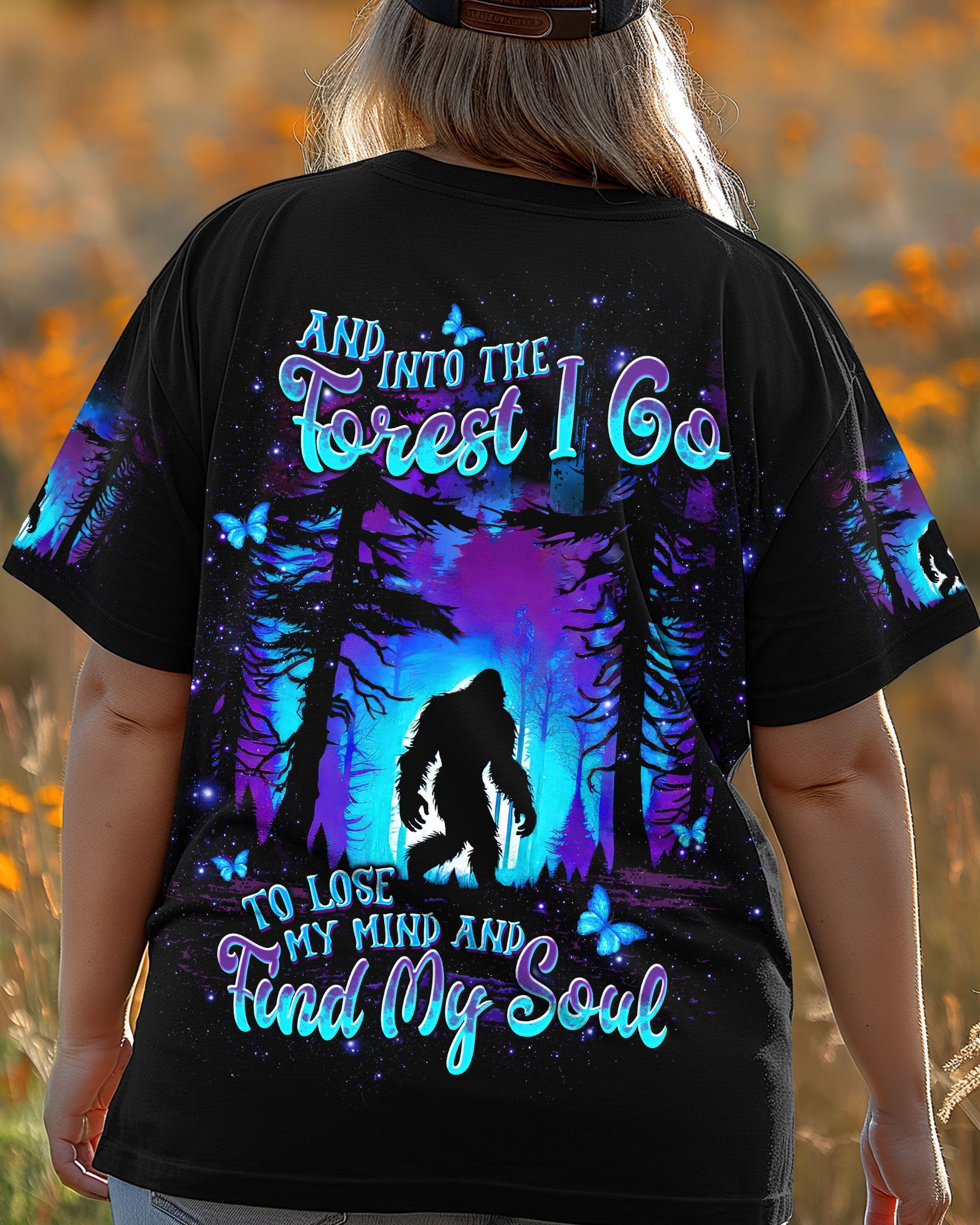 AND INTO THE FOREST I GO BIGFOOT ALL OVER PRINT - TLTW2209254
