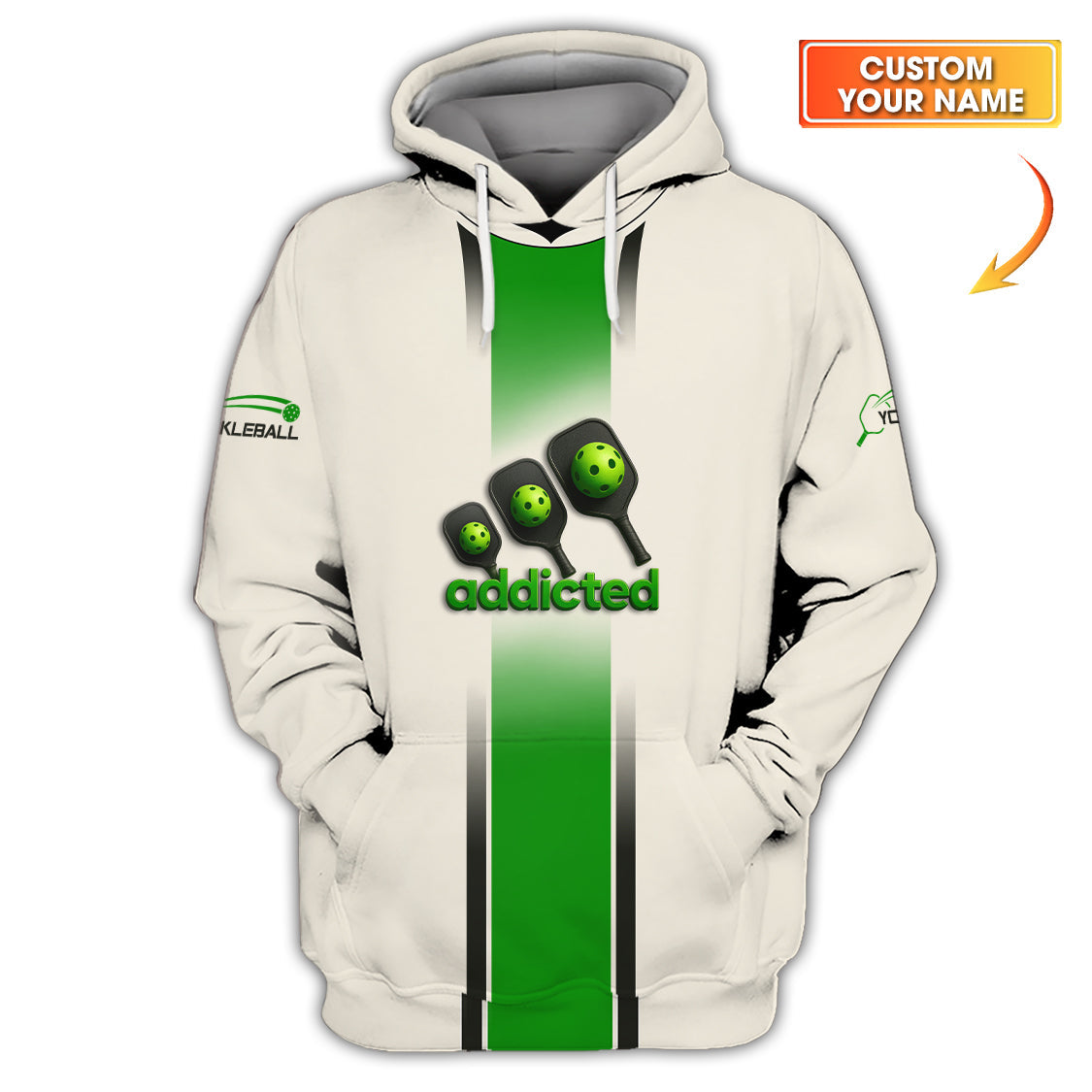 Custom Pickleball Shirts For Men's, Addicted Funny Pickleball Shirt, Gift For Pickleball Lovers