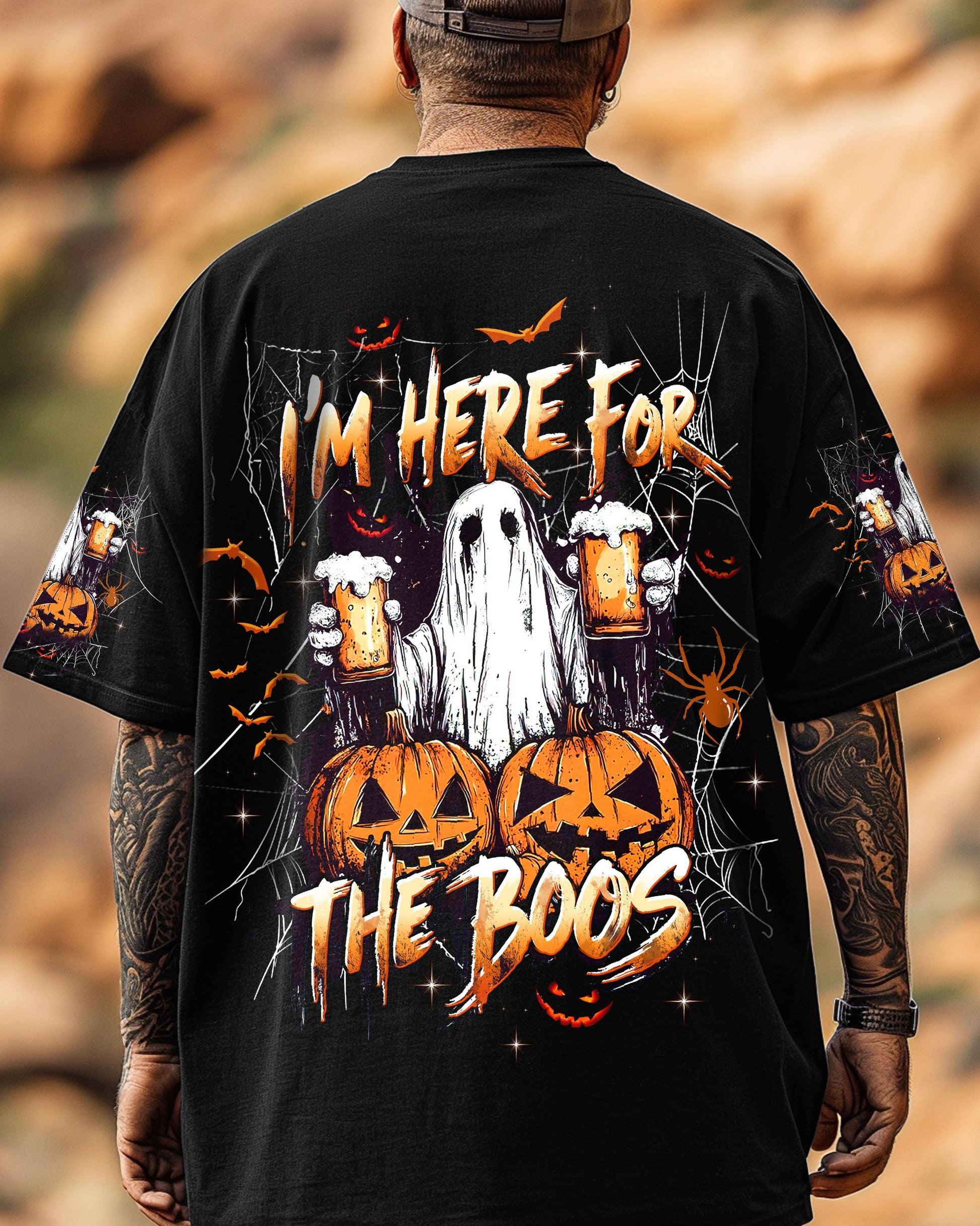I'M HERE FOR THE BOOS HALLOWEEN ALL OVER PRINT - TLTW2108253