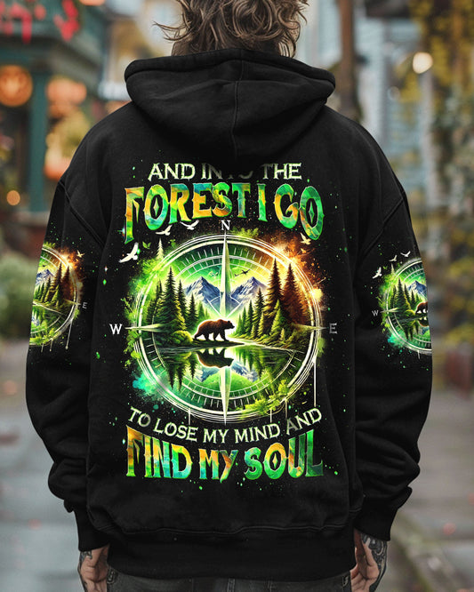AND INTO THE FOREST I GO BEAR COMPASS ALL OVER PRINT - TLTW1401253