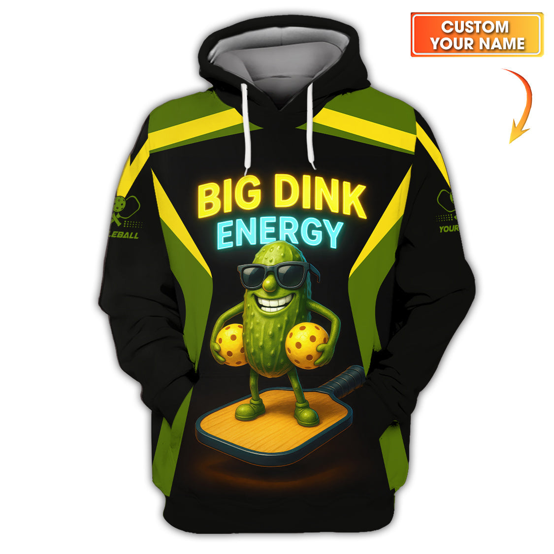 Big Dink Energy Shirt, Funny Pickleball Shirt, Custom Pickleball Shirt