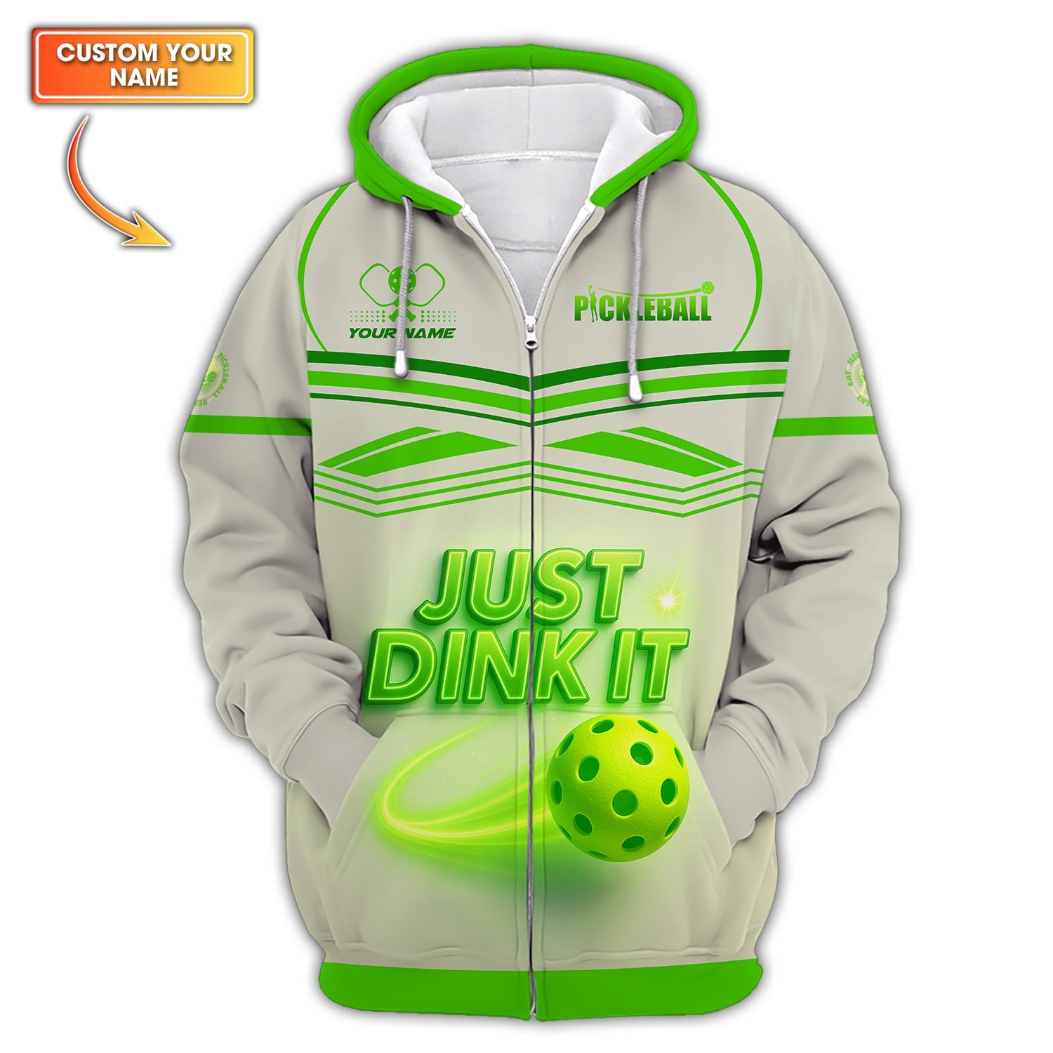 Personalized Name Funny Pickleball Shirt, Just Dink It Pickleball Shirts, Gift For Pickleball Lover