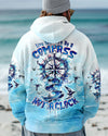 LIVE YOUR LIFE BY A COMPASS WAVES ALL OVER PRINT  - TLTW0503253