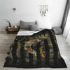 BlueJose Bass Fishing Camouflage Blanket