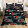 BlueJose Billiards 8-Ball Pattern Bedding Set
