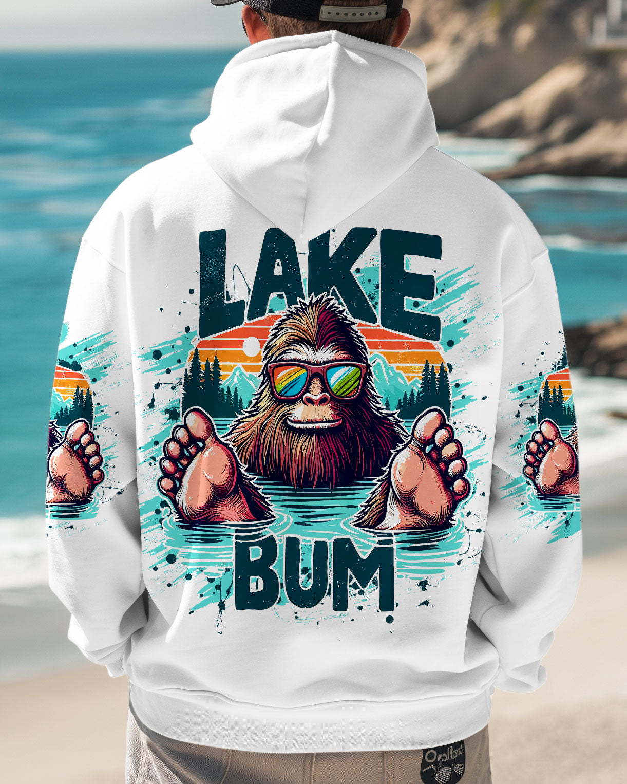 LAKE BUM BIGFOOT ALL OVER PRINT - TLTR0809251