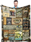 BlueJose Fishing It's Not A Hobby It's a Way Of Life Blanket