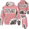 BlueJose Chess Pink Leopard Board Game Queen 3D Hoodie