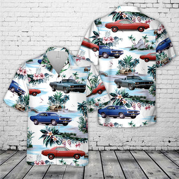 Bluejose Personalized American Muscle Car 1970 Hawaiian Shirt