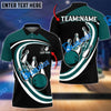 BlueJose Bowling And Pins Round And Round Customized Name 3D Shirt (4 Colors)