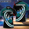 BlueJose Bowling And Pins Round And Round Customized Name 3D Shirt (4 Colors)