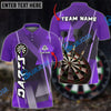 BlueJose Darts Bling Arrow Personalized Name, Team Name Shirt (6 Colors)