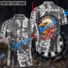 BlueJose Darts American Patriot Eagle Camo Personalized Name Shirt (4 Colors)