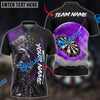 BlueJose Darts Moon Samurai Personalized Name, Team Name Shirt (4 Colors)