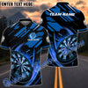 BlueJose Darts Fire Sport Personalized Name, Team Name Shirt (4 Colors)