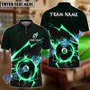 BlueJose Billiards Ball 8 Thunder Strike Down Personalized Name, Team Name Unisex Shirt (4 Colors)