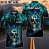 BlueJose Darts Arrow Pierce Skull Personalized Name, Team Name Shirt (4 Colors)