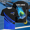 BlueJose Pickleball Sport Basic Personalized Name, Team Name Unisex Shirt (4 Colors)