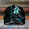 BlueJoses Bowling And Pins Strike The Blood Multicolor Personalized Name Cap