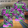 BlueJose Bowling And Pins Screaming Funny Graffiti Customized Name, Team Name 3D Shirt (4 Colors)