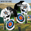 BlueJoses Archery Punishing Skull Multicolor Customized Name 3D Shirt (6 Colors)