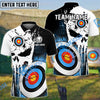 BlueJoses Archery Punishing Skull Multicolor Customized Name 3D Shirt (6 Colors)