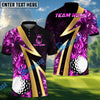 BlueJose Golf Golden Heat Customized Name, Team Name 3D Shirts (4 Colors)