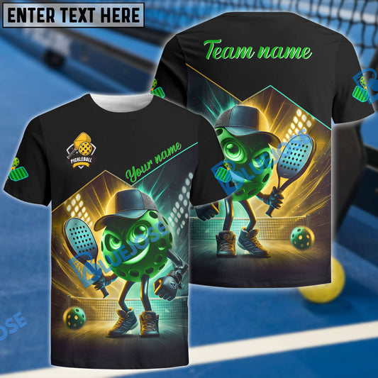 BlueJose Pickleball Ready For The Game Customized Name 3D Shirt (4 Colors)