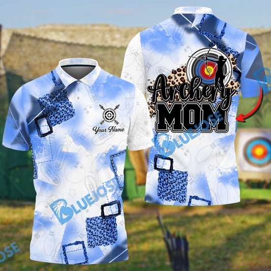 BlueJose Archery Mom Customized Name 3D Shirt (4 Colors)