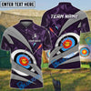 BlueJose Archery Silver Blade Customized Name 3D Shirt (4 Colors)