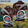 BlueJose Archery Silver Blade Customized Name 3D Shirt (4 Colors)