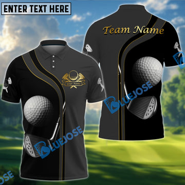 BlueJose Golf Deep Fantasy Customized Name, Team Name 3D Shirts (4 Colors)