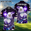 BlueJose Golf Ball Cross Eagle American Flag Customized Name, Team Name 3D Shirts (4 Colors)